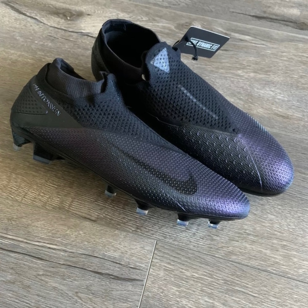 Nike Phantom Vision VSN 2 Elite DF FG ACC CD4161-010 Triple Black Cleats size 13